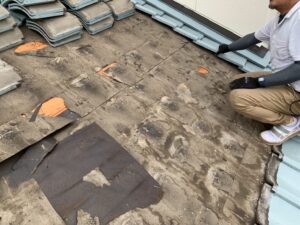 高松市　セメント瓦
屋根塗装　屋根補修