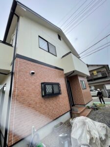 高松市　クリヤー塗装　外壁塗装