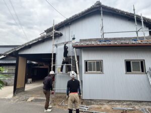 高松市　ガルバリウム張替え工事
