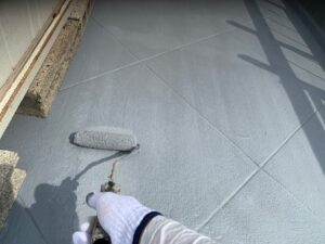 高松市　ベランダ防水　外壁塗装