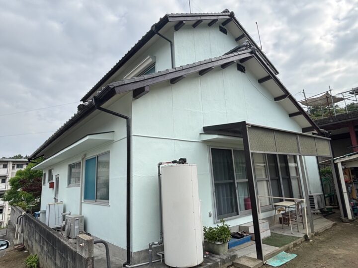 高松市　モルタル 外壁塗装