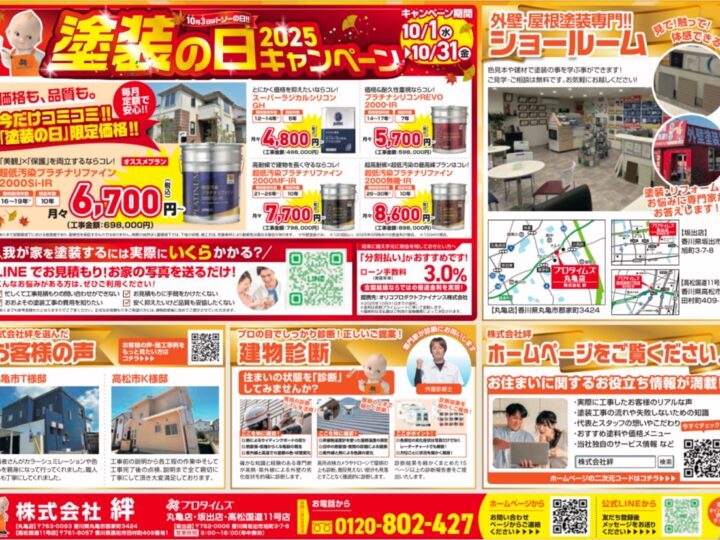 塗装の日キャンペーン2025開催★